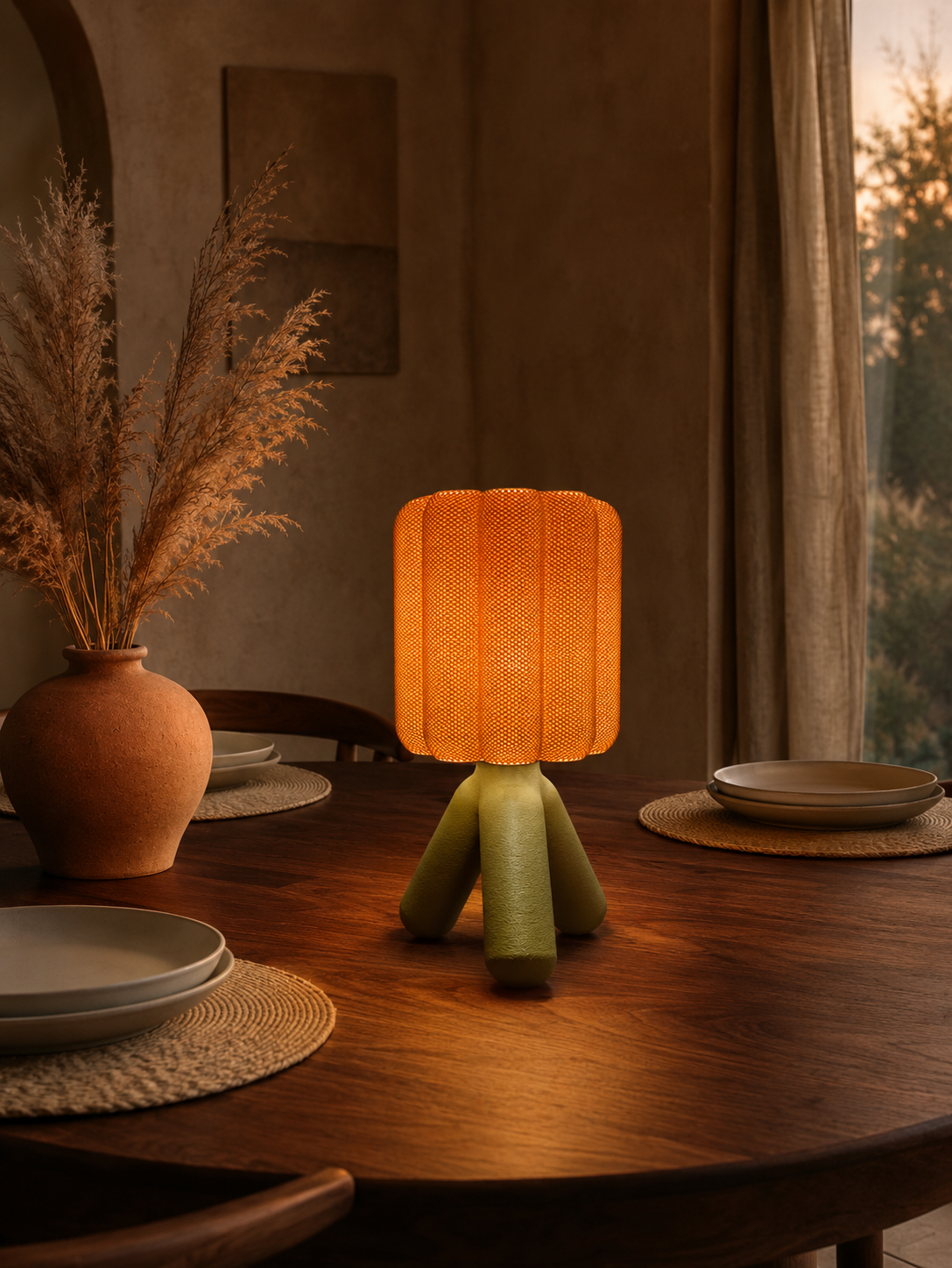 Lumi Sculptural Table Lamp