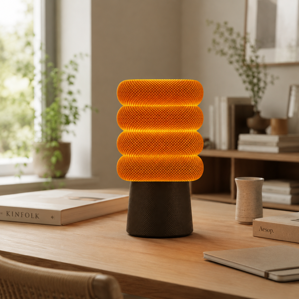 Ripple Sculptural Table Lamp