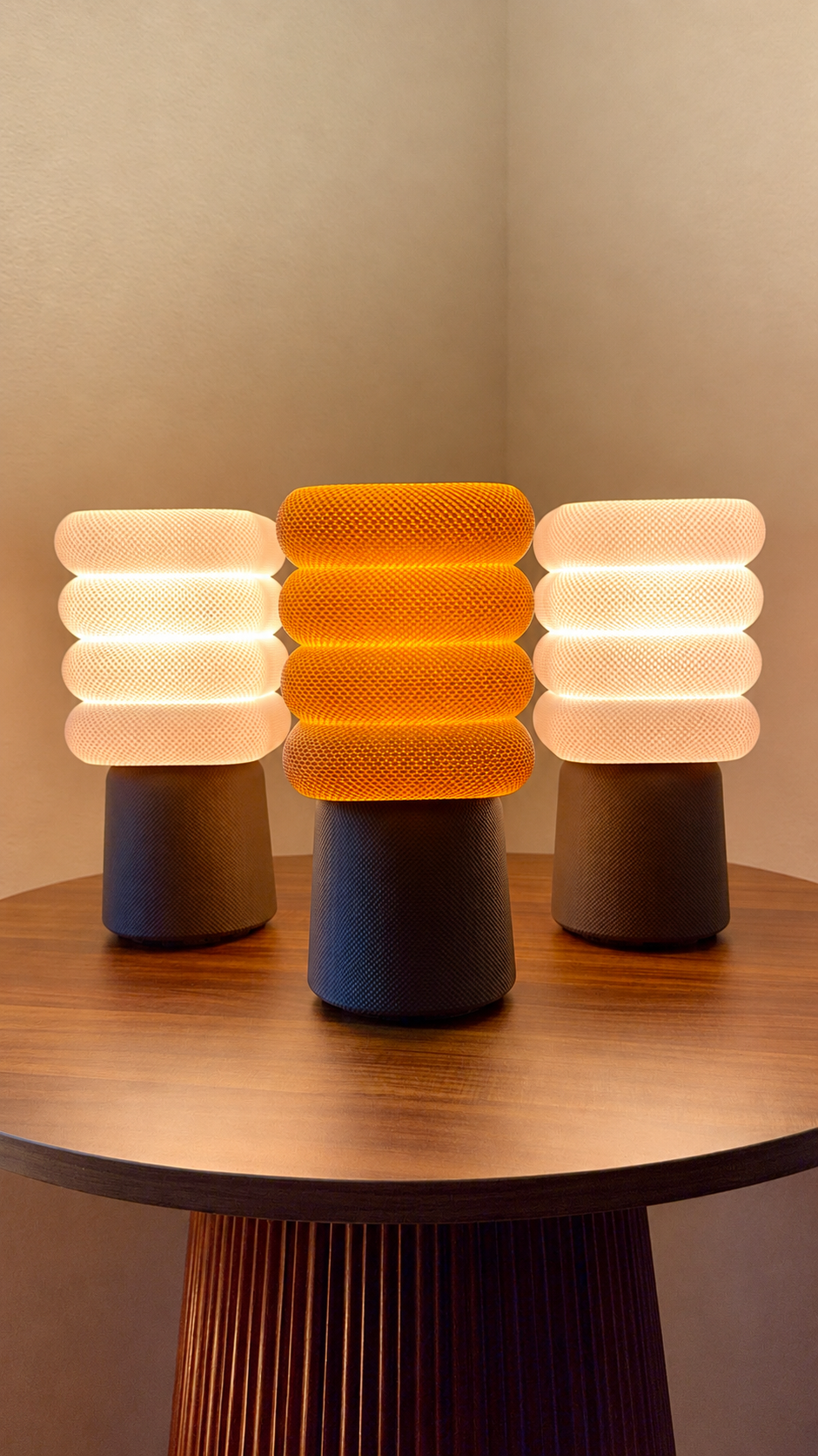 Ripple Sculptural Table Lamp