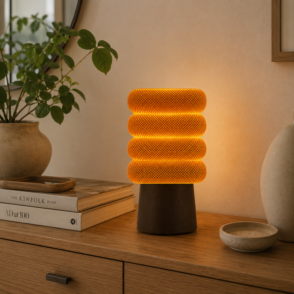 Ripple Sculptural Table Lamp