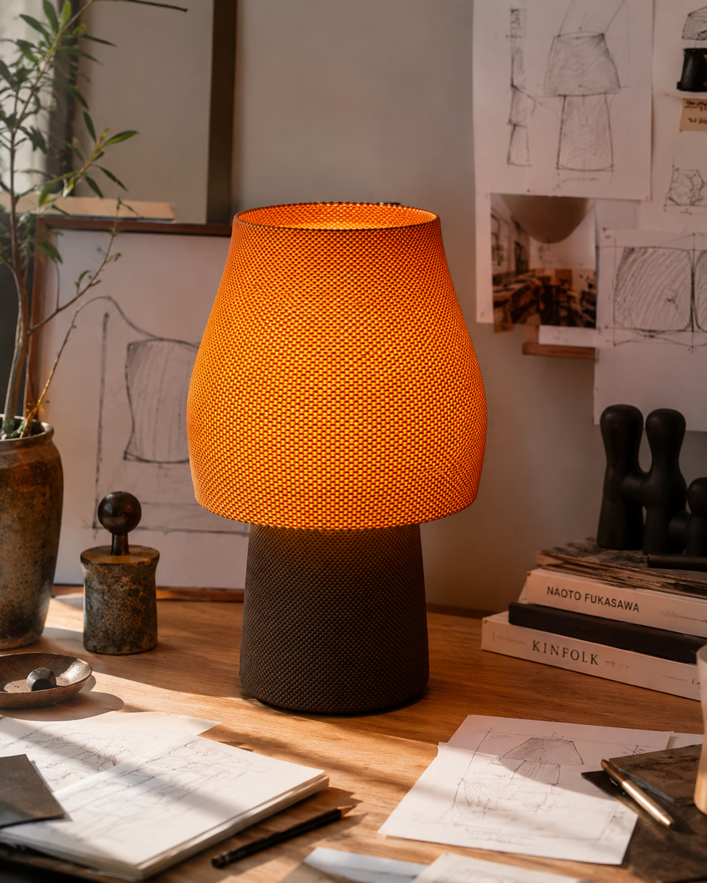 Dome Mushroom Table Lamp