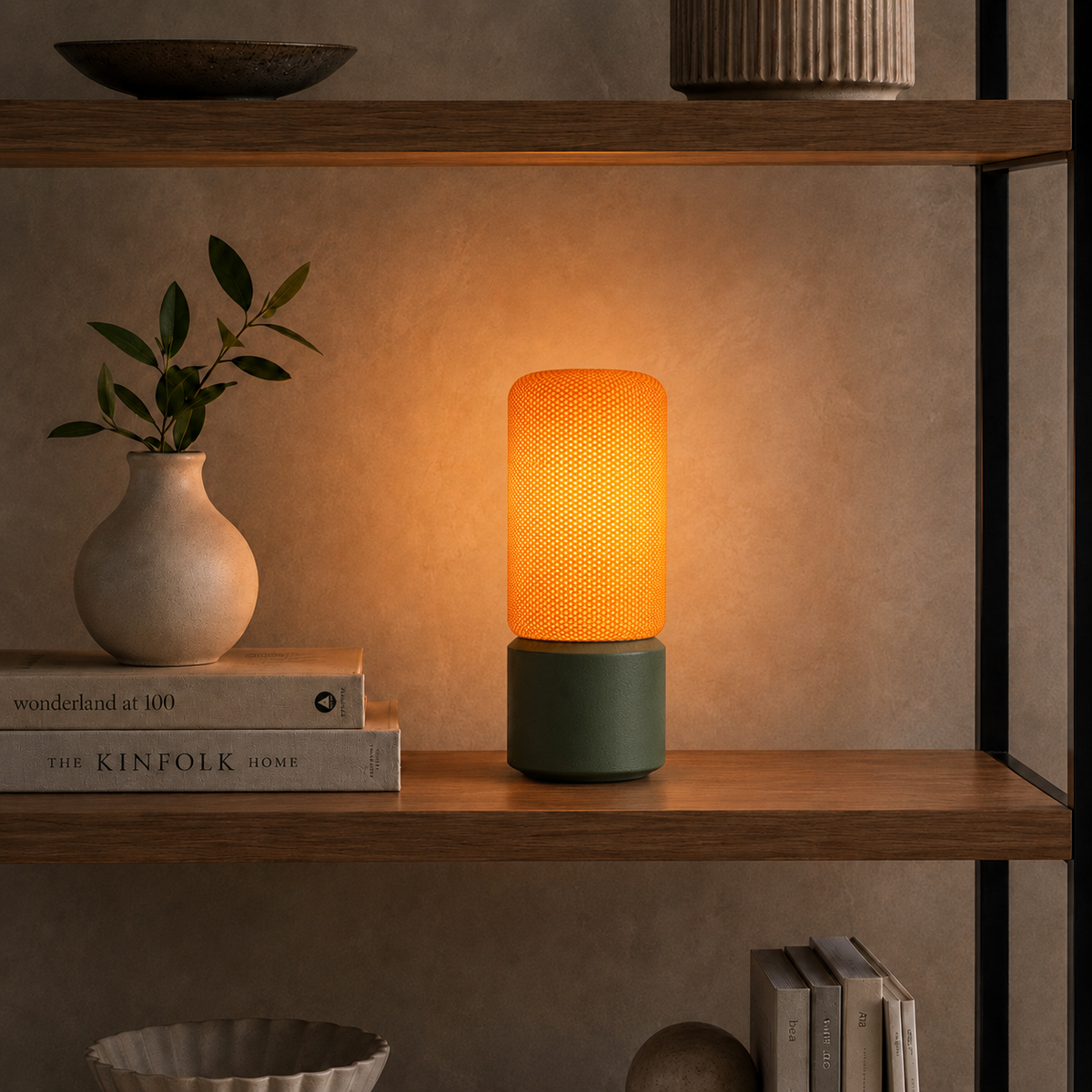 Cylinder Sculptural Table Lamp