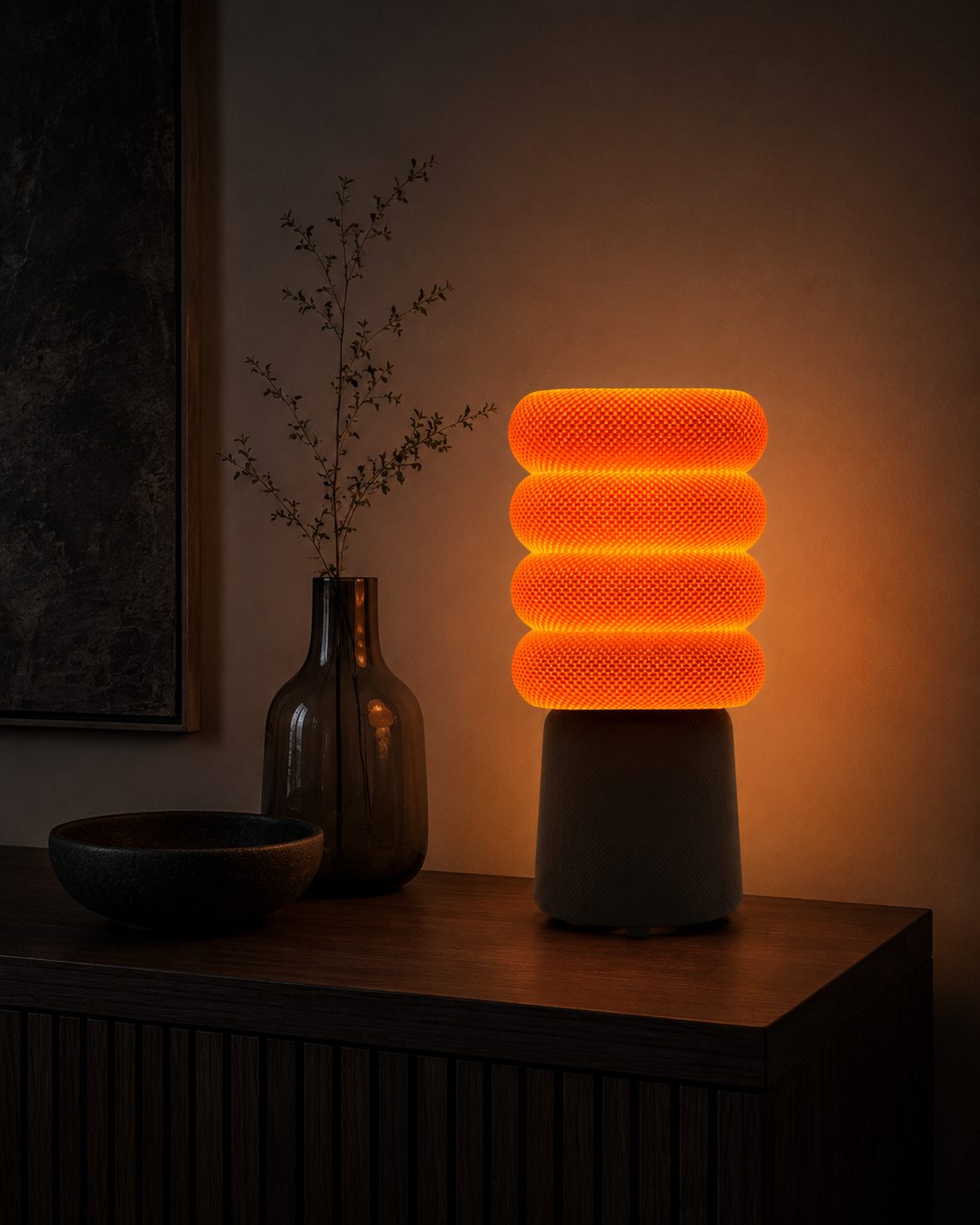 Ripple Sculptural Table Lamp
