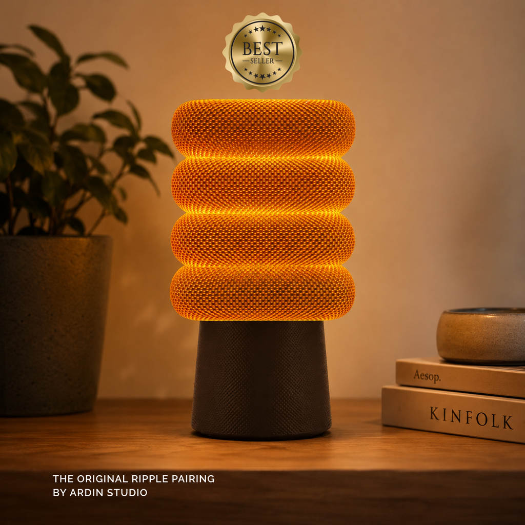 Ripple Sculptural Table Lamp